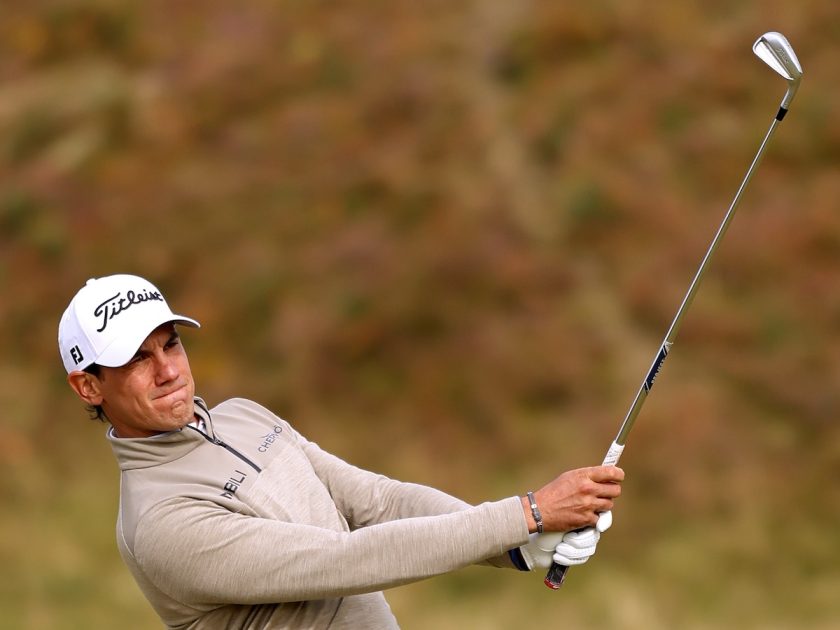 Irish Open: Manassero leader in solitaria