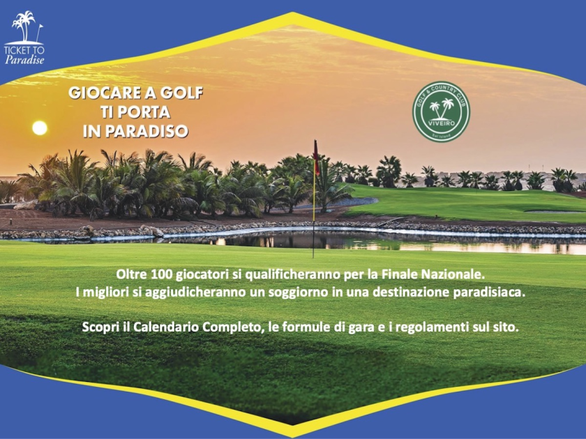 Ticket to Paradise: giocare a golf ti porta in paradiso